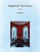 Fughetta for Two Pianos piano sheet music cover